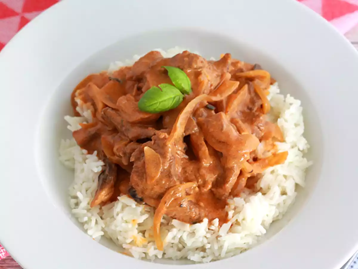 Easy and quick beef stroganoff - photo 2