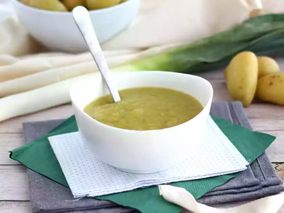 Easy and quick leek and potato soup - photo 3