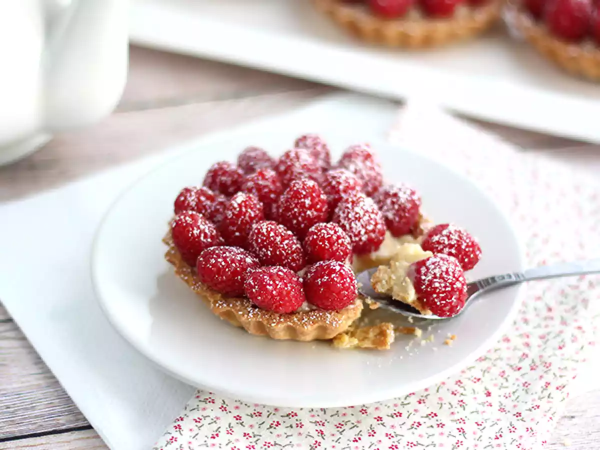 Easy and quick raspberry tartlets - photo 4
