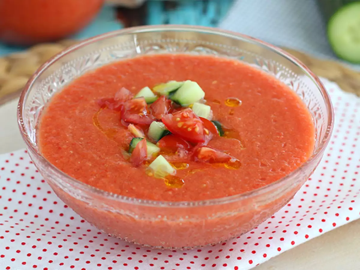 Easy and refreshing gazpacho - photo 3
