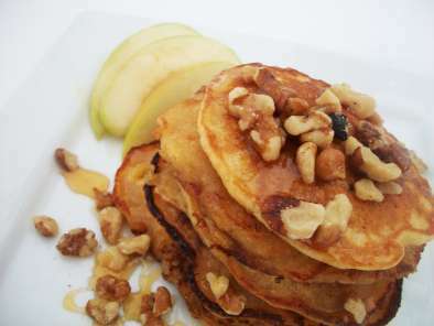 EASY Apple-Sourdough Gluten/Dairy-Free Pancakes