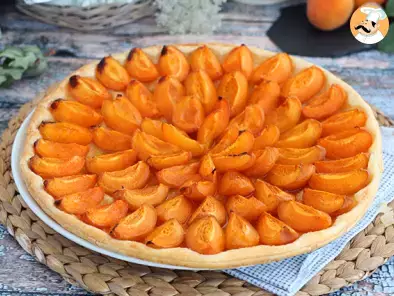 Easy apricot tart