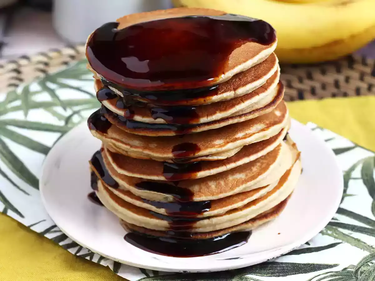 Easy banana pancakes
