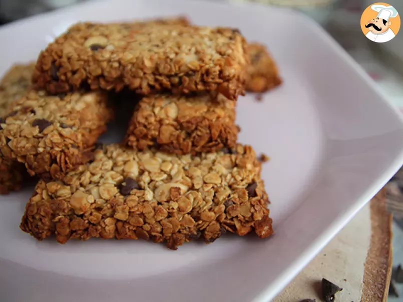 Easy cereal bars - 5 ingredients vegan bars, photo 4