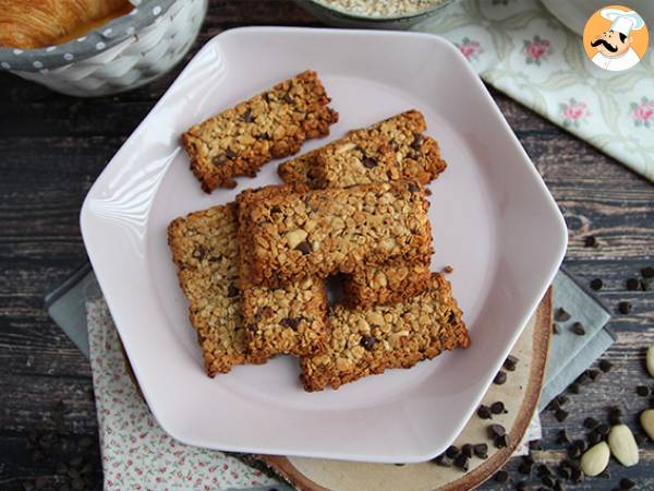 Easy crunchy cereal bars - 5 ingredient vegan recipe - photo 3