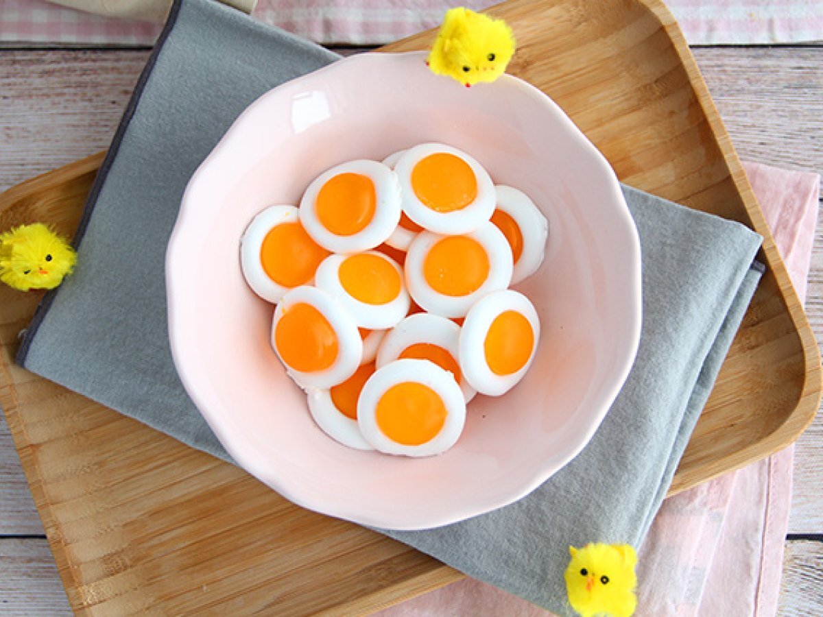 Easy gummy fried eggs - photo 4