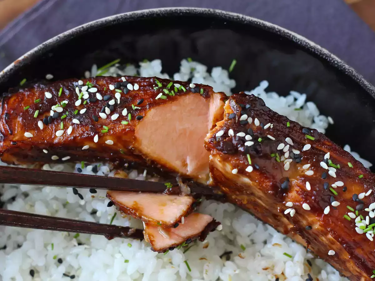 Easy miso-marinated salmon