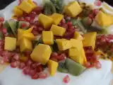 Easy pavlova with exotic fruits, photo 1