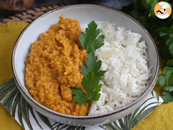 Easy red lentil dahl - photo 3