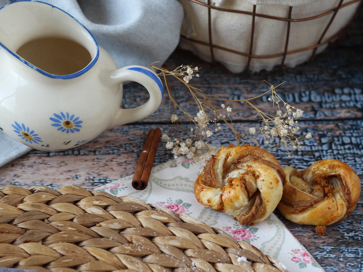 Easy speculaas cookies with puff pastry - photo 2