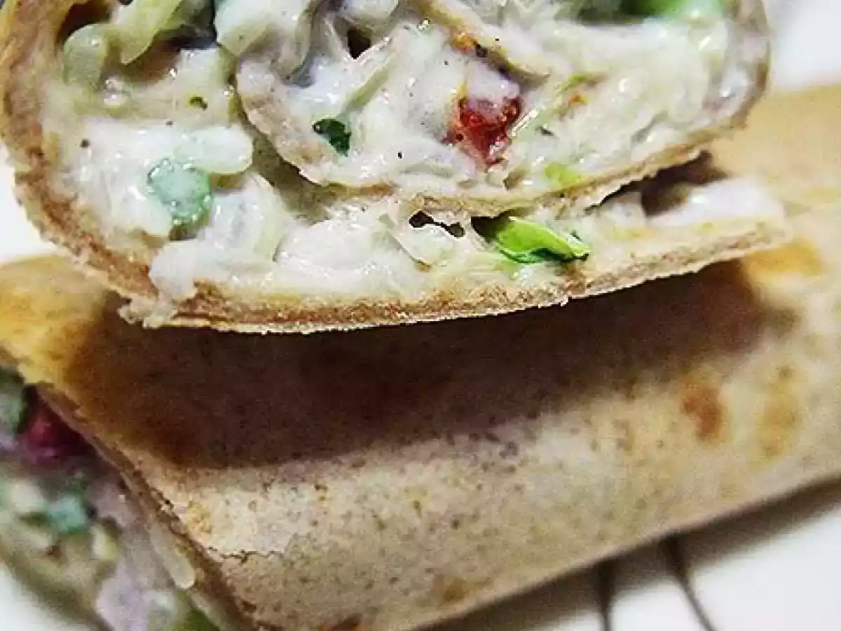 Easy Veggie Mediterranean Multigrain Wrap/Pinwheels - photo 2