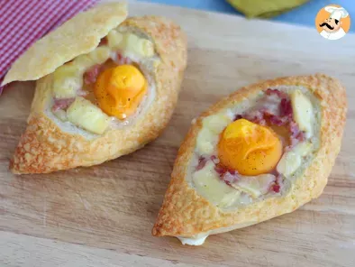Recipe Egg boats with munster cheese
