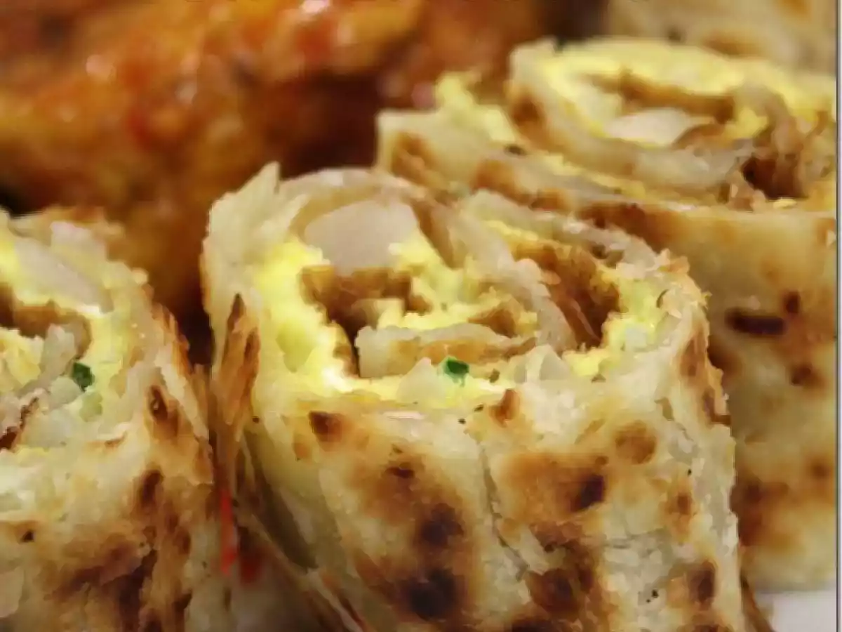 ?...Egg Paratha Rolls with Yogurt Chicken Curry II...? - photo 3