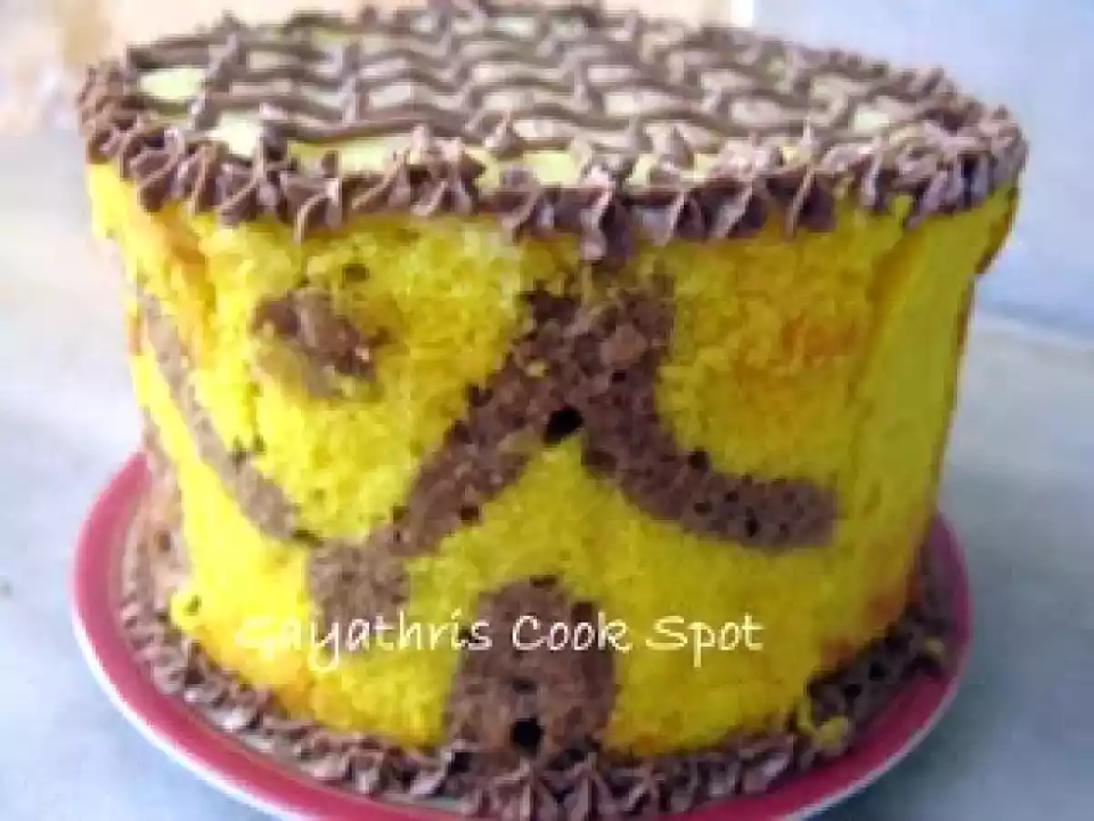 Eggless Biscuit Jaconde Imprime/Entremet-