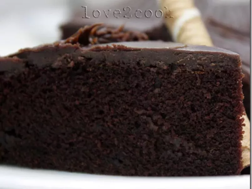 Eggless Chocolate Cake II - photo 2