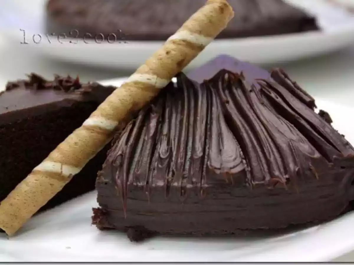 Eggless Chocolate Cake II - photo 3