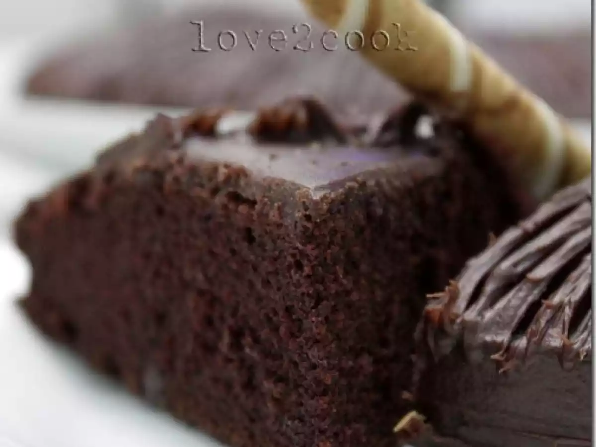 Eggless Chocolate Cake II - photo 4