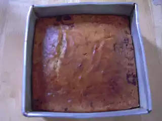 Eggless pineapple chunk cake recipe