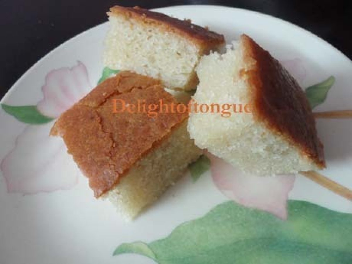 Eggless Vanilla Sponge Cake