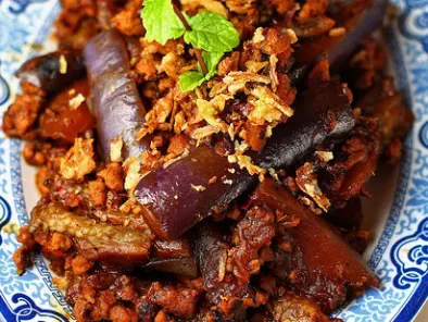Eggplant & Minced Meat in XO Sauce