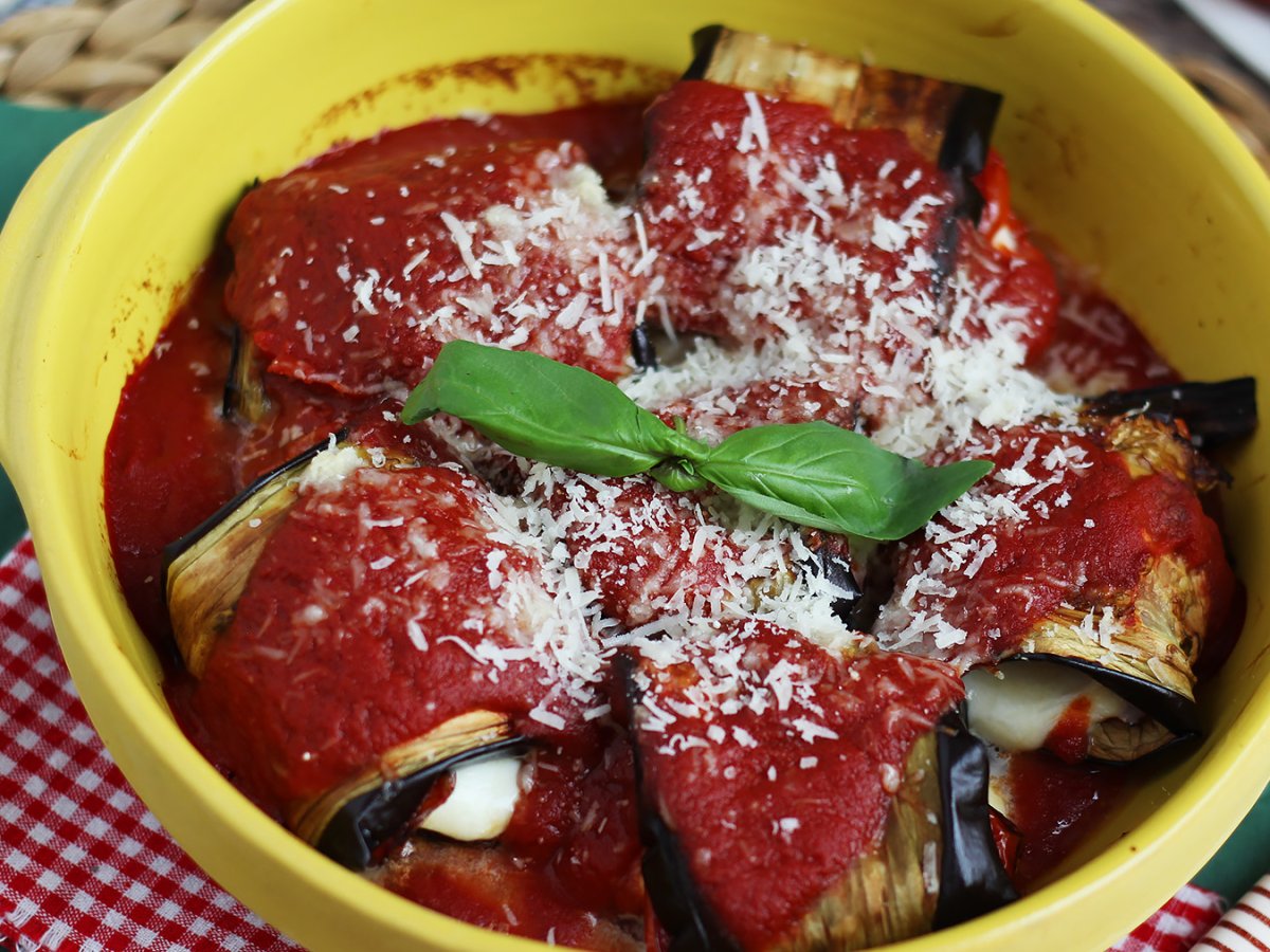 Eggplant rollatini parmigiana style - photo 2