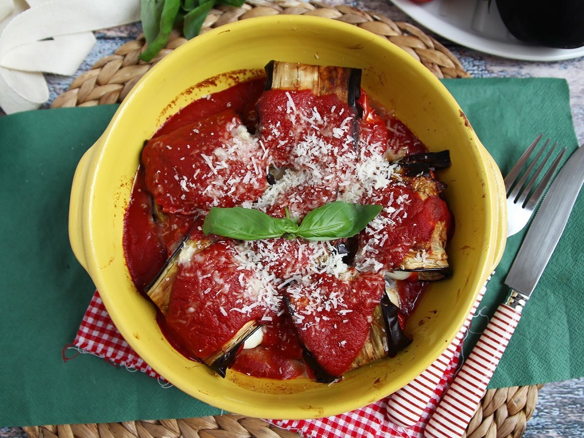 Eggplant rollatini parmigiana style - photo 3