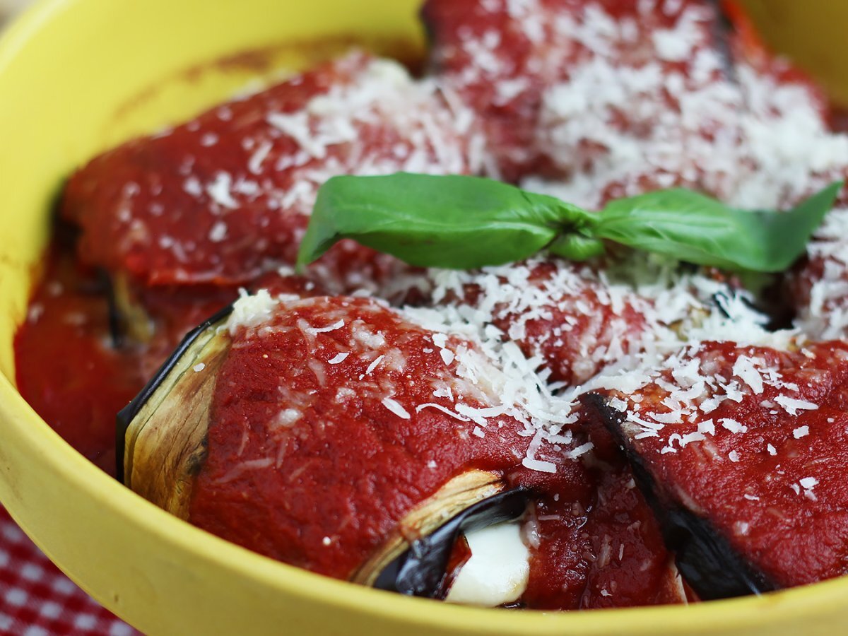 Eggplant rollatini parmigiana style - photo 4