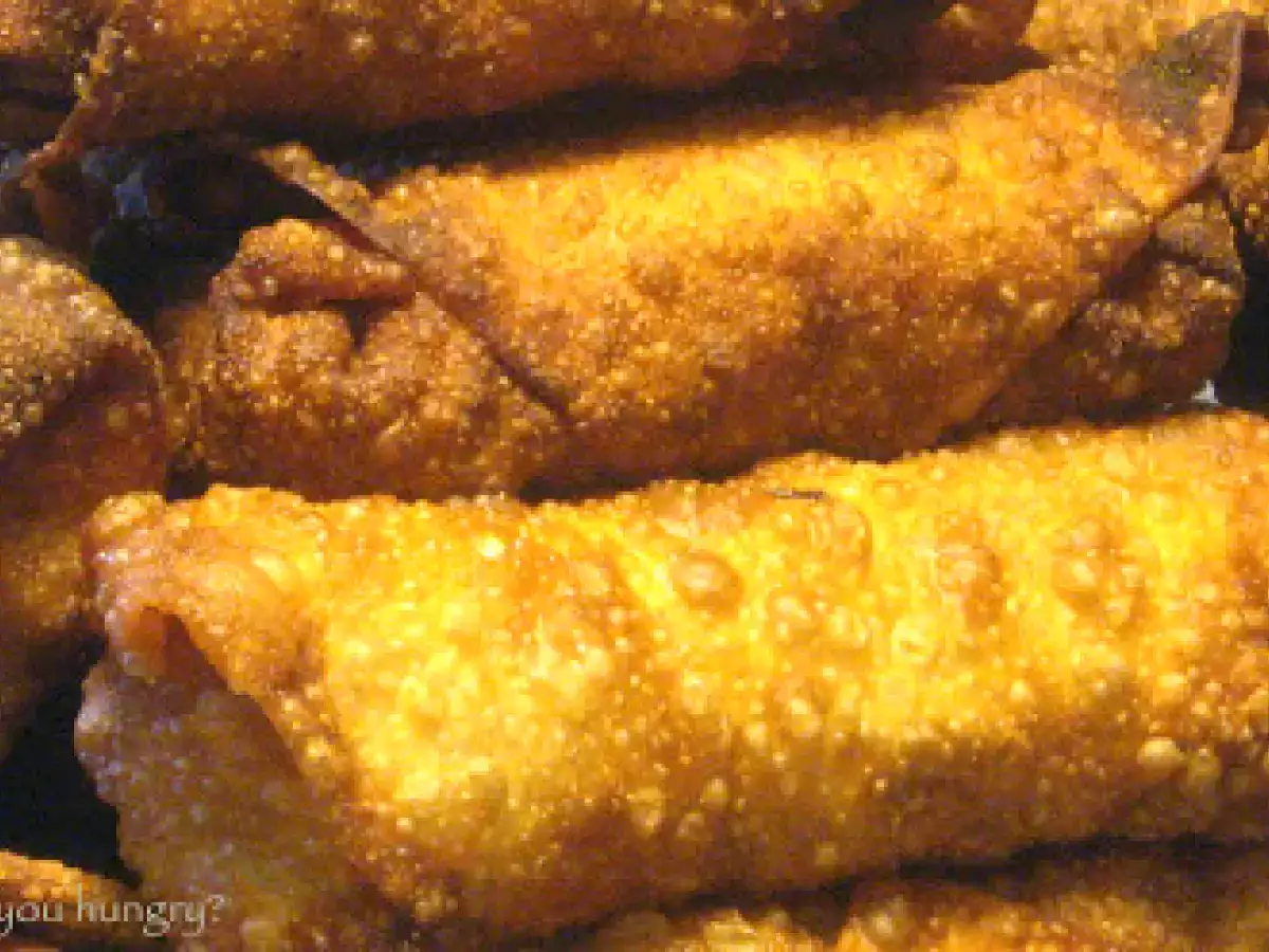 Eggs Rolls and Chicken Stir Fry
