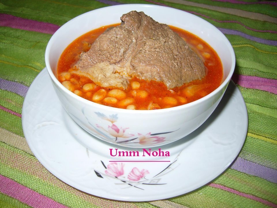 Egyptian black eyed bean with beef stew (lubbia) Recipe Petitchef