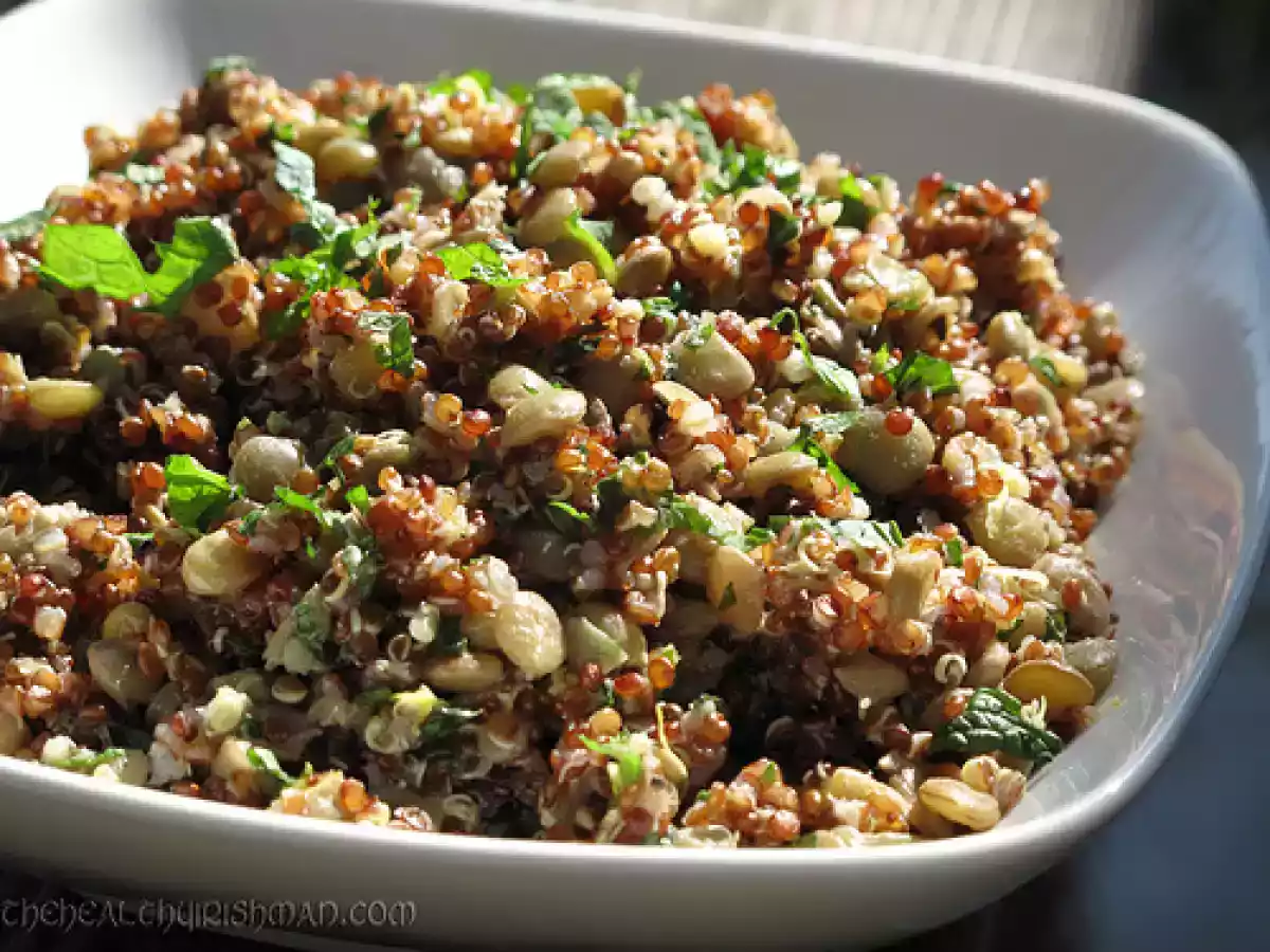 End of Summer Quinoa & Lentil Salad