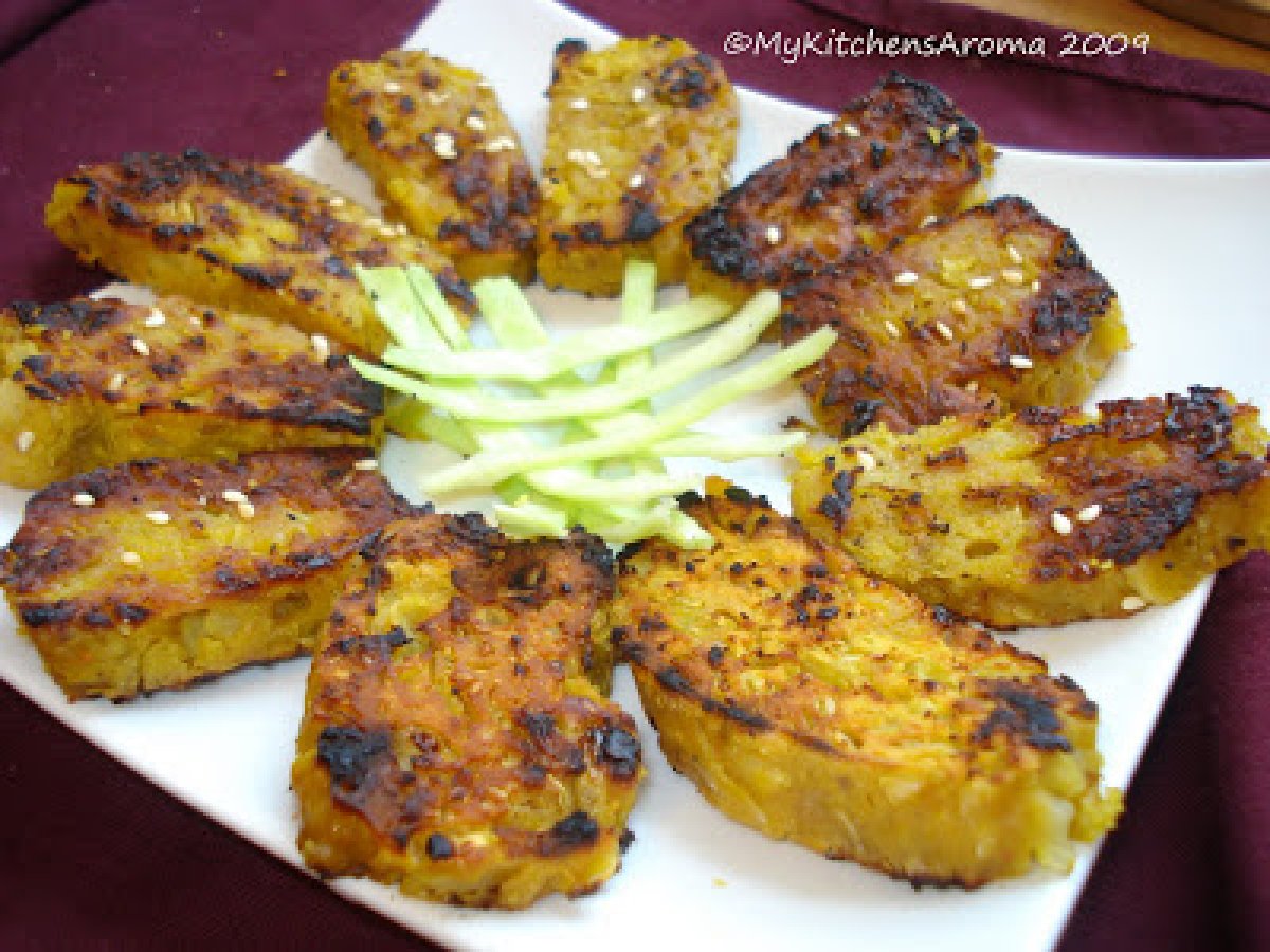 Everyday Cooking'- Kobi chi vadi/ Steamed cabbage and gram flour rolls