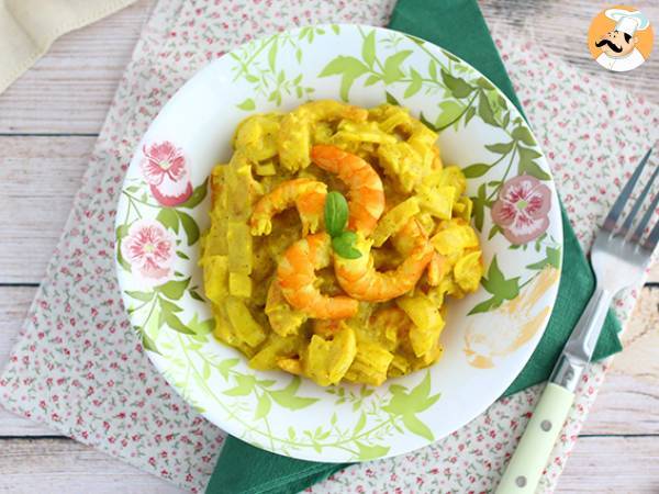 Express coconut shrimp curry