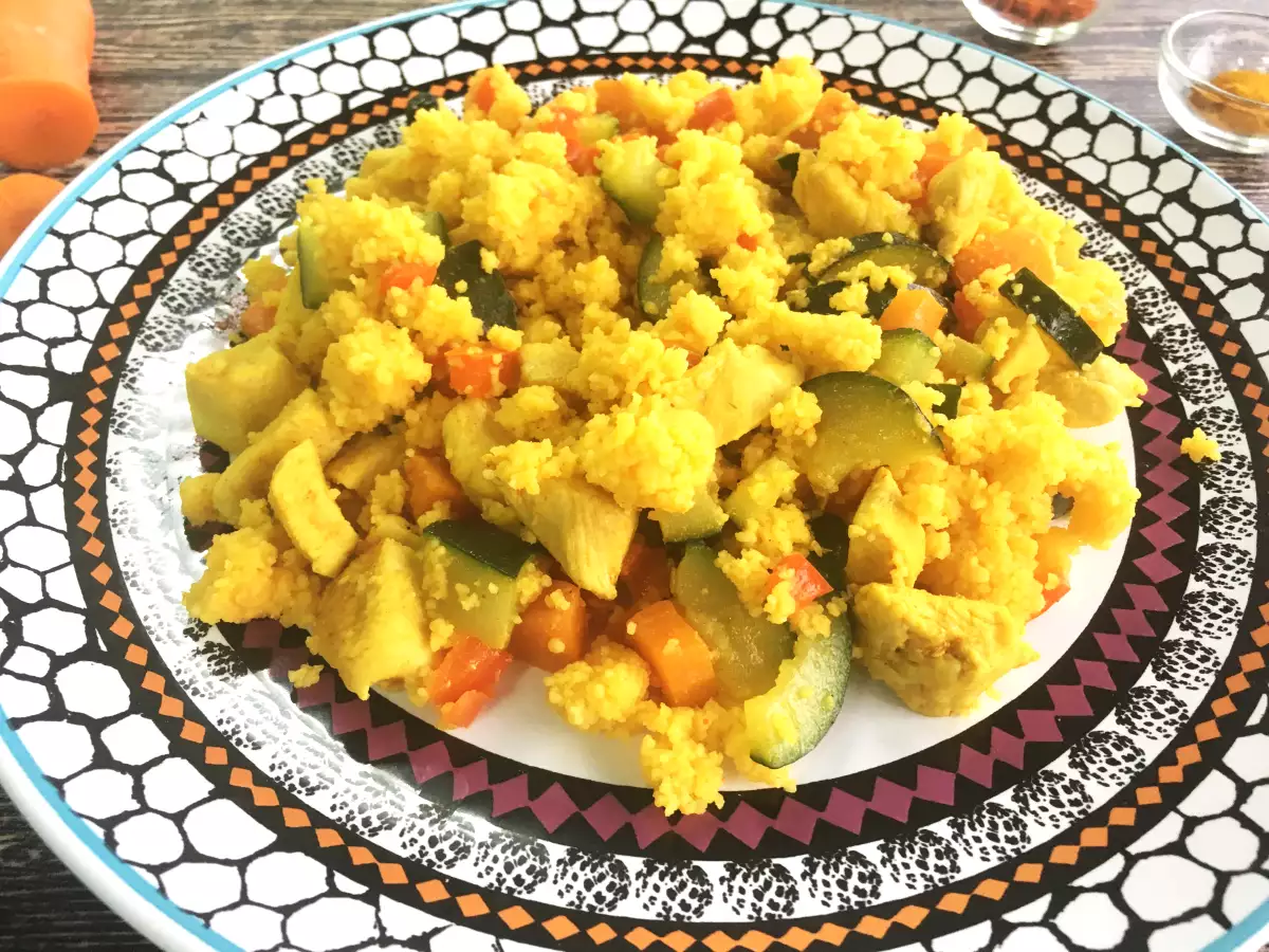 Express couscous (chicken and vegetables) - photo 2