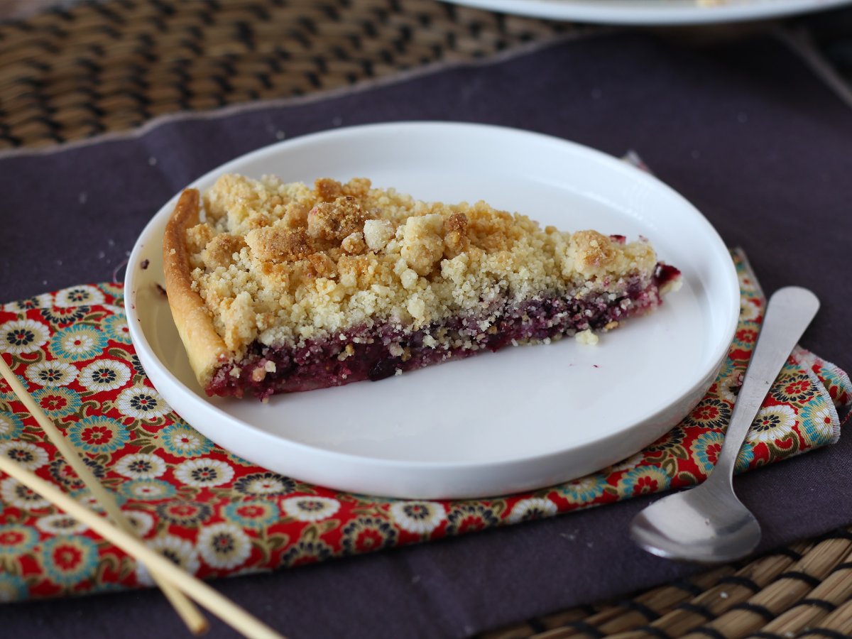 Express crumble tart with red berries - photo 2