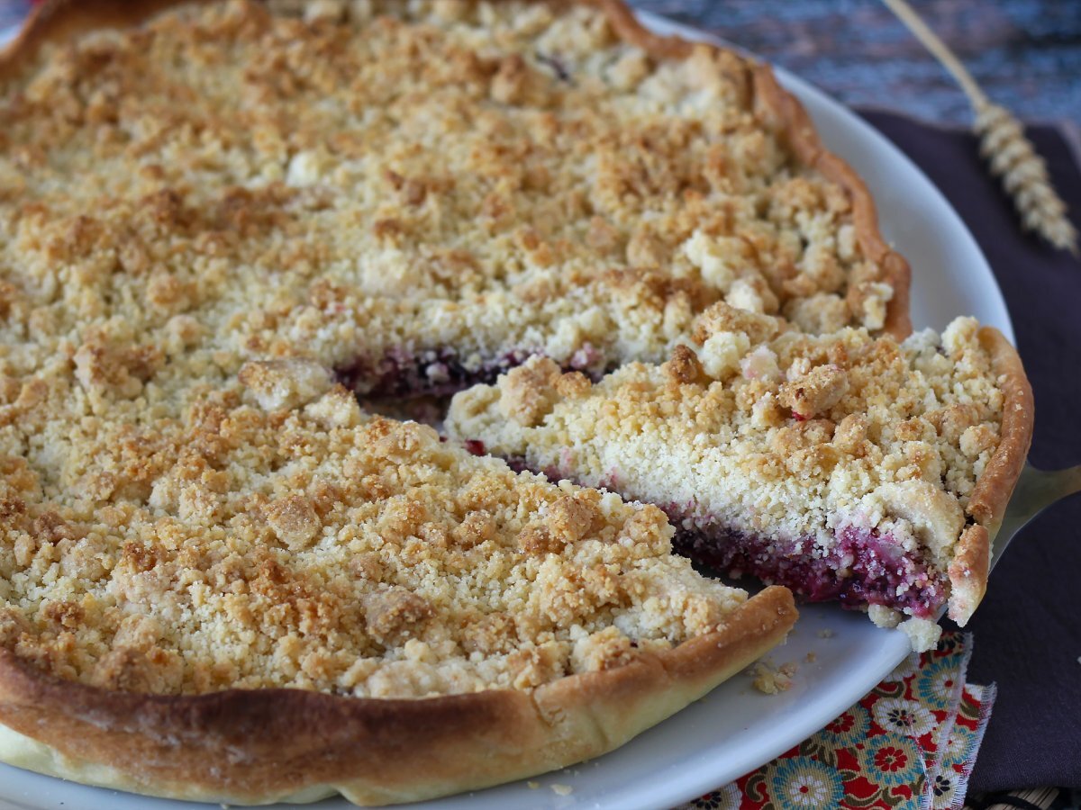 Express crumble tart with red berries - photo 4