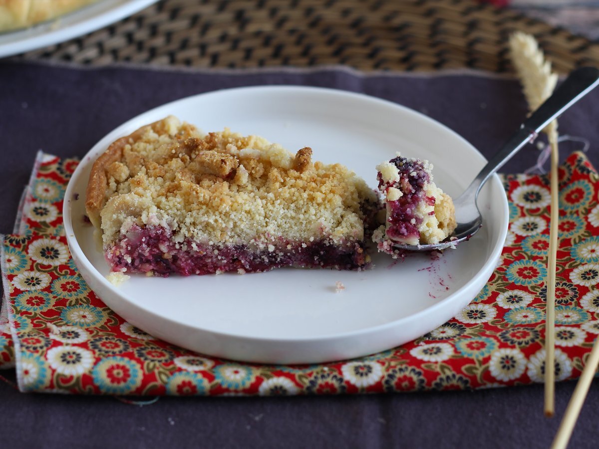 Express crumble tart with red berries - photo 5