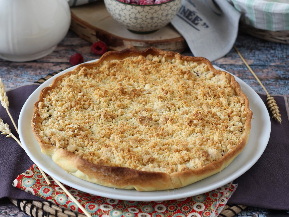 Express crumble tart with red berries - photo 6