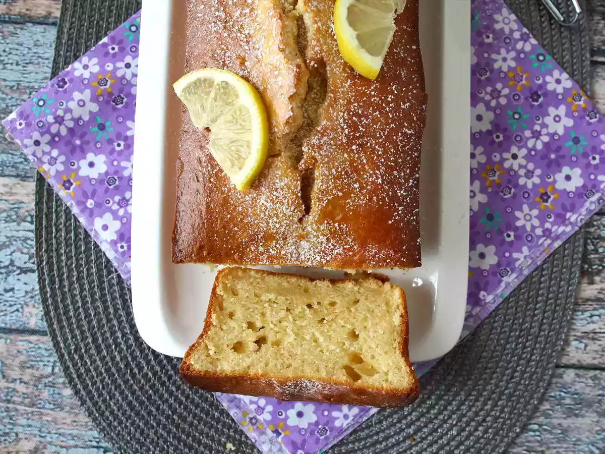 Express lemon cake in a blender! - photo 6