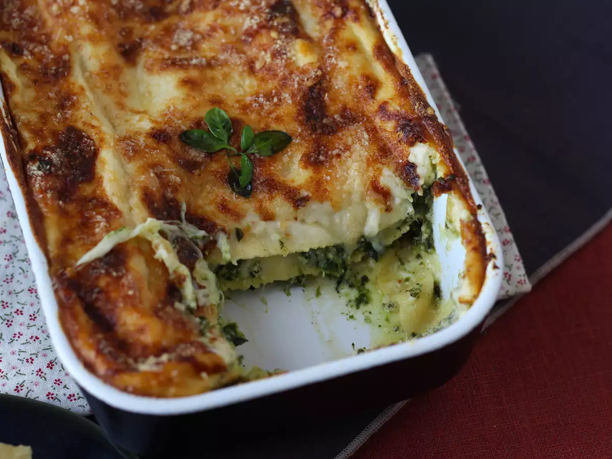 Extra-creamy ricotta and spinach lasagna - photo 6