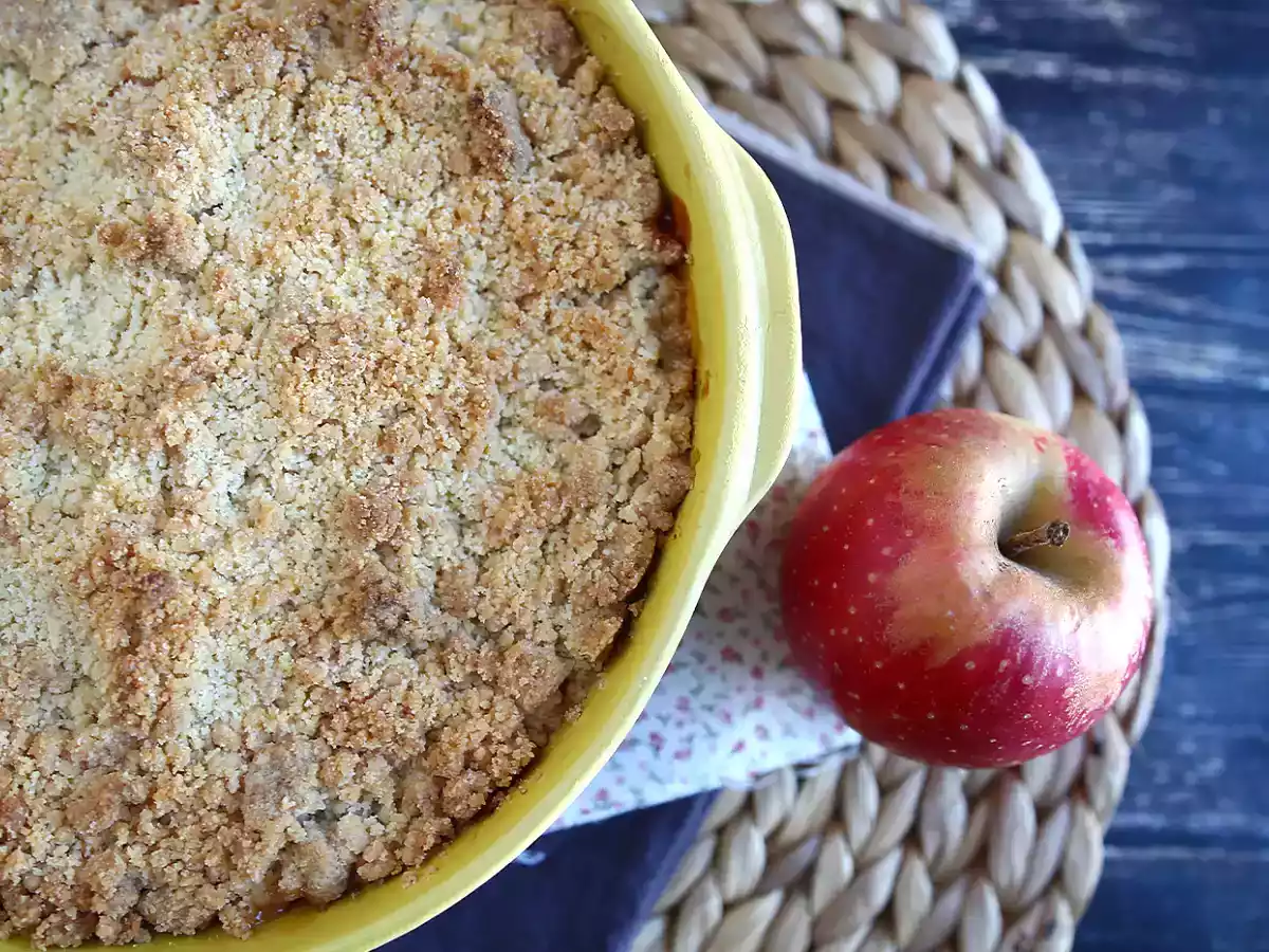 Extra crunchy and melting apple pear crumble - photo 4