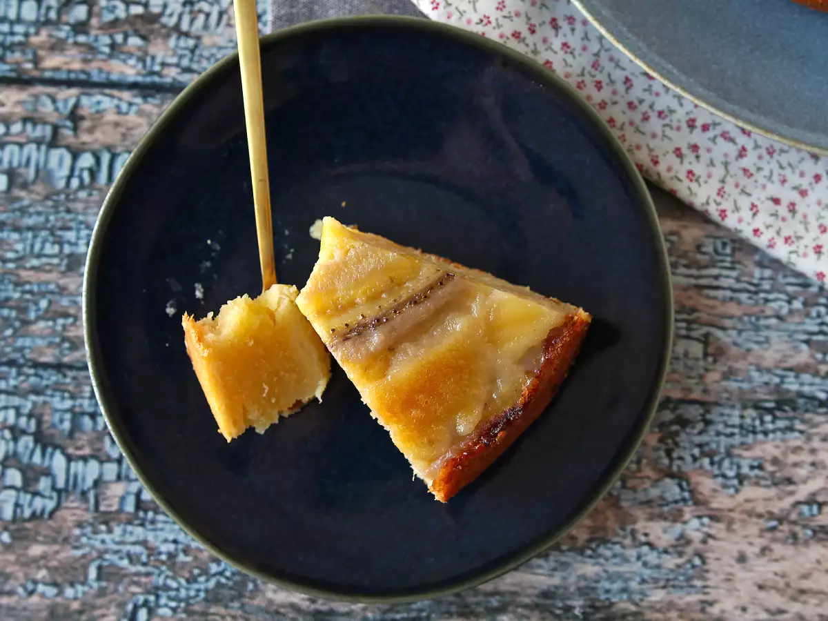 Extra fondant banana upside-down cake - photo 7