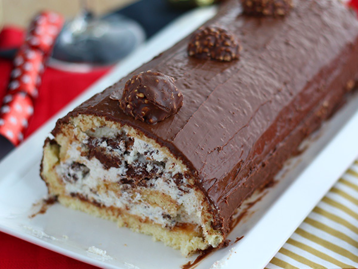 Ferrero Rocher Yule Log - Video recipe! - photo 2