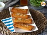 Feta Saganaki, the Greek recipe for crispy feta and honey, photo 1