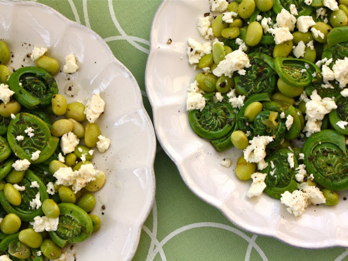 Fiddlehead Fern And Edamame Salad