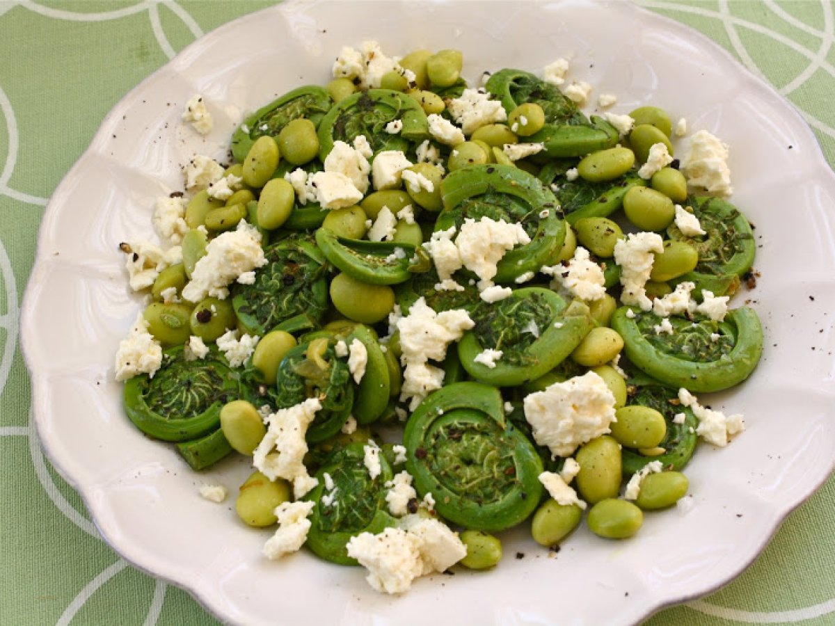 Fiddlehead Fern And Edamame Salad - photo 3