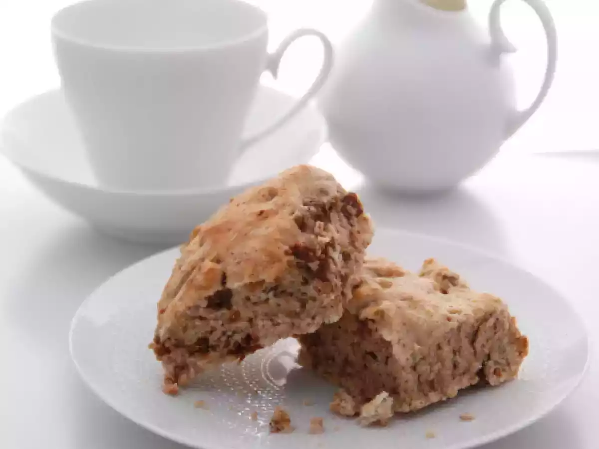 Fig, Walnuts and Orange Blossom Scones