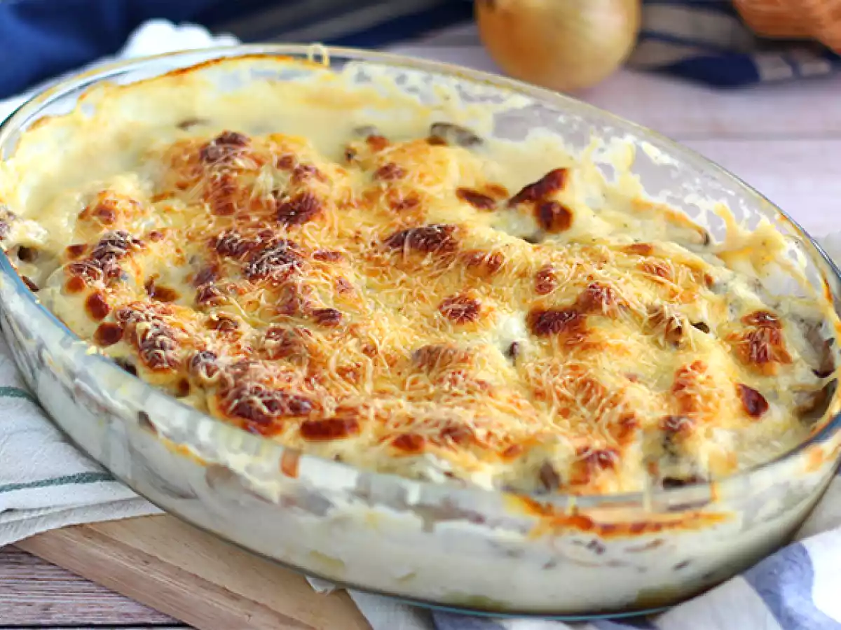 Fish gratin: a simple and easy recipe