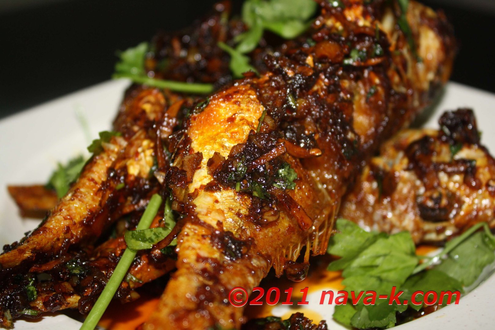 Fish in chilly vinegar sauce Recipe Petitchef