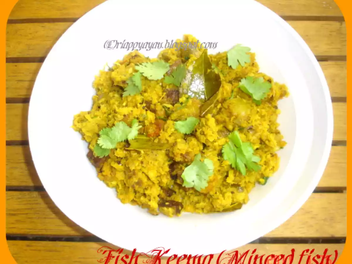 Fish Keema(Minced fish cooked with potatoes)