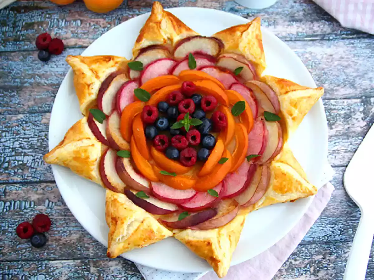 Flaky star fruit tart - photo 4